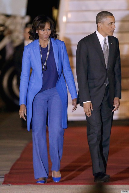Rais Obama na mkewe Michelle walipokuwa Afrika ya Kusini majuzi.