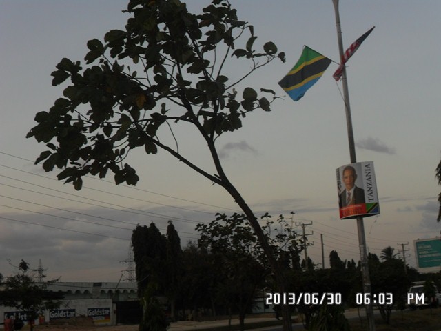 Dar es Salaam ... evening before Obama visit.