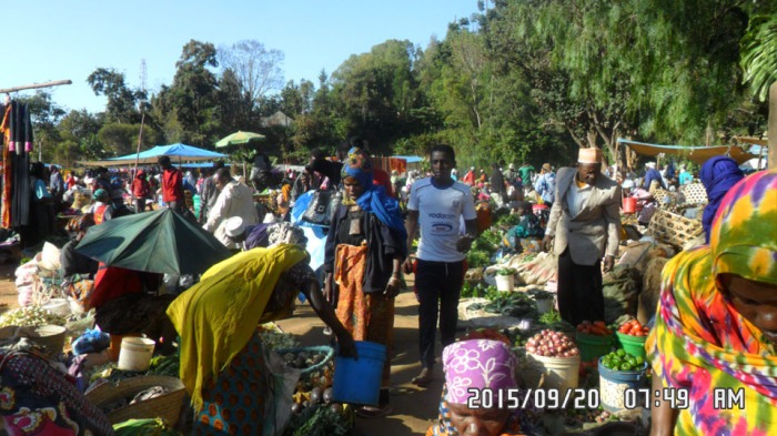 Lushoto on open market day 2